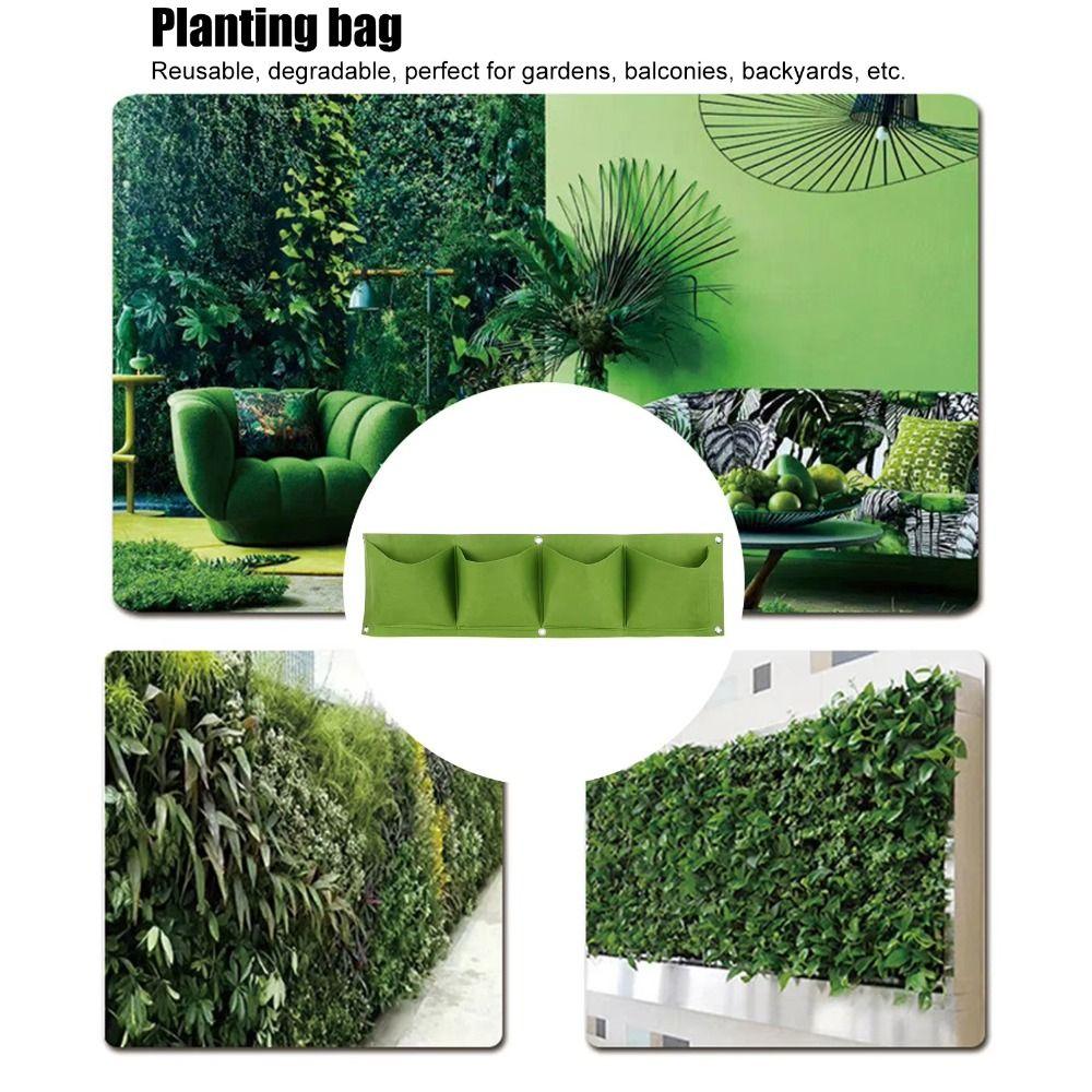 Big Size Hanging WallGrow Bag Durable Vertical Greening Bag  Vertical Garden