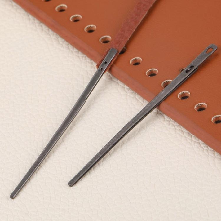 5Pcs  Single Prong Metal Needle Double Prong Metal Needle Leather Tool for Leather Craft Sewing