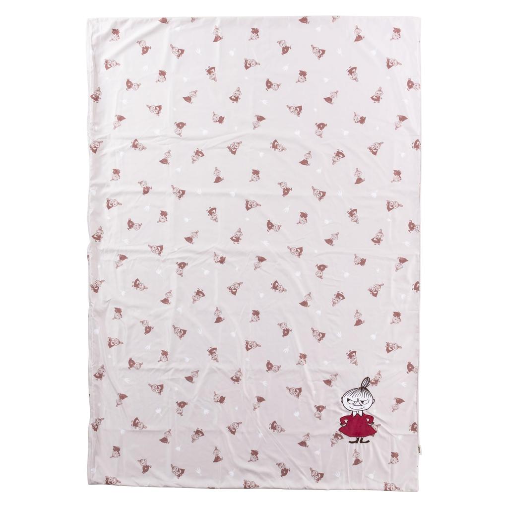 MORIPiLO (Morishita) Little My Moomin Duvet Cover Set (Duvet Cover 150x210cm, Pillowcases 43x63cm) Beige, Cute 2-Piece Character Set