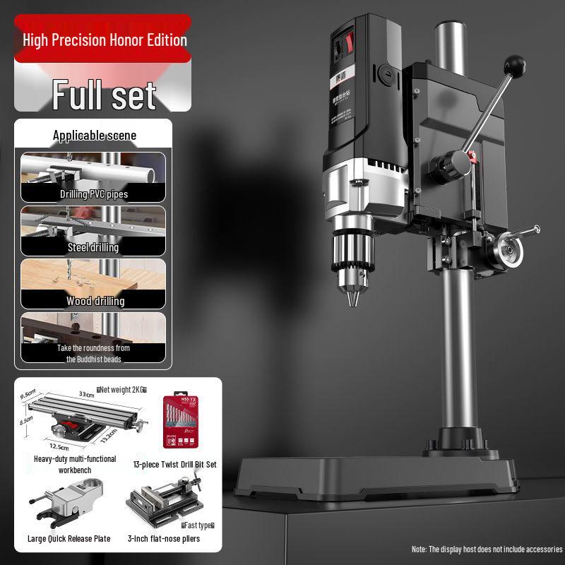 High-Power 220V Japanese Bench Drill: Compact, Precision Multipurpose Drilling Machine for Workbench