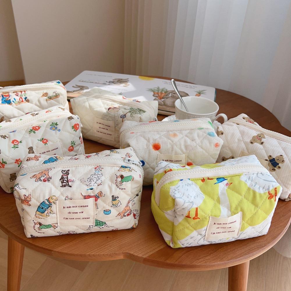 

Сумка для туалетных принадлежностей большой емкости, стеганая косметичка, модная косметичка