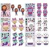 6Sheets Gabby'S Dollhouse Make A Face Puzzle Stickers Cartoon Parent-Child Interactive Puzzle Ledger Diy Face Stickers
