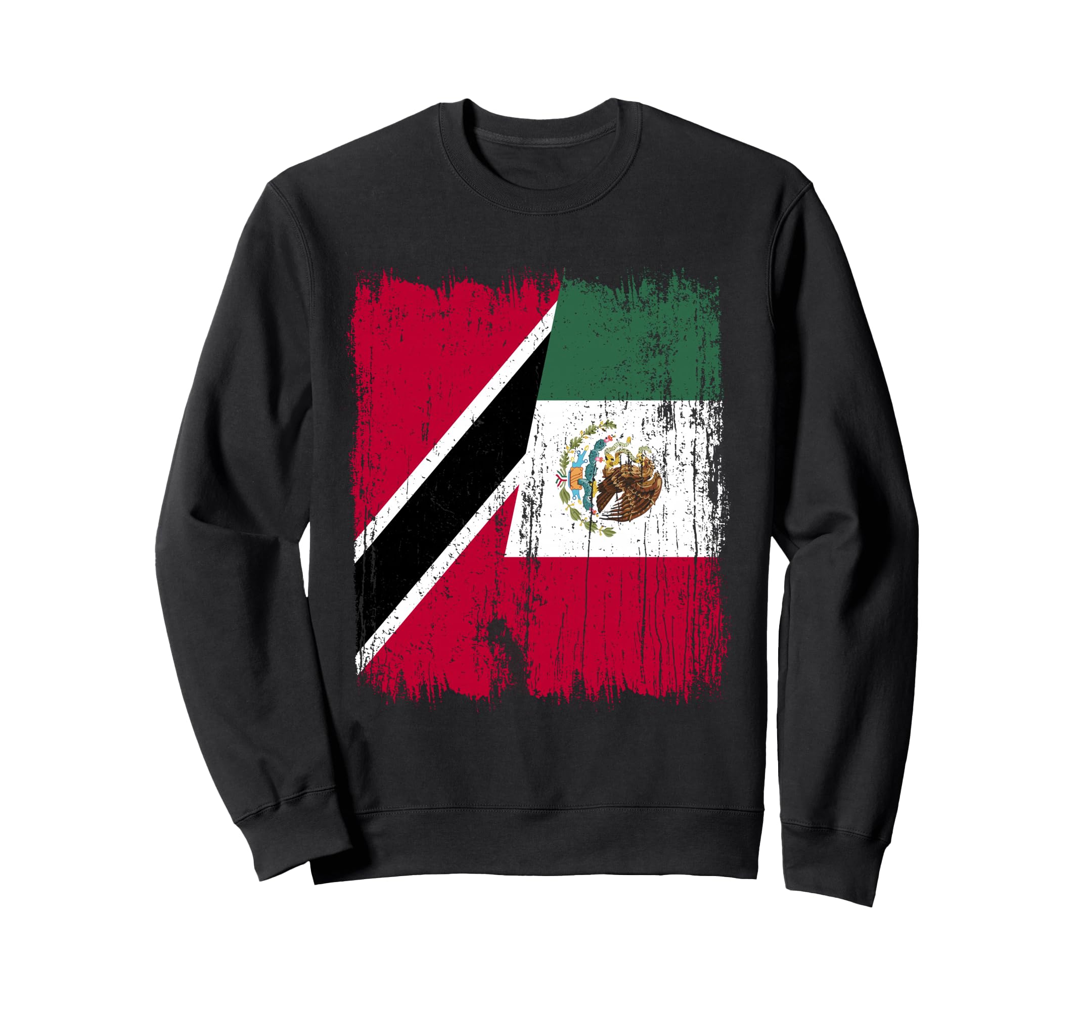 

Trinidad and Tobago Mexico Half Flag Trinidad Mexico Sweatshirt
