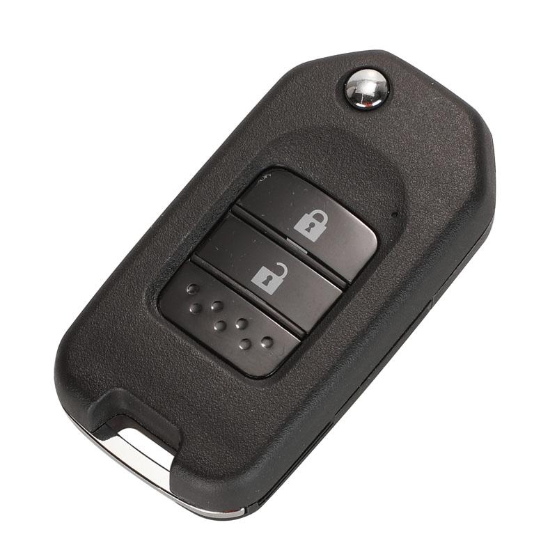 Jingyuqin 2/3B Car Key Case For Honda Civic City Fit HR-V XR-V Folding Flip Auto Car Key Shell