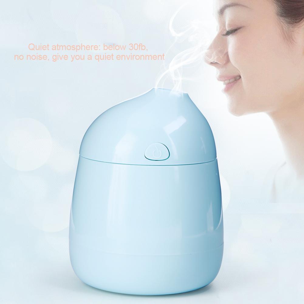 USB Portable Mini Aroma Air Humidifier Air Diffuser Purifier Atomizer Air Refresher Car Blue