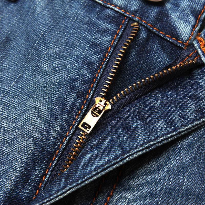 Men's Loose Jeans Korean Casual Big Flared Pants Light Blue Jeans