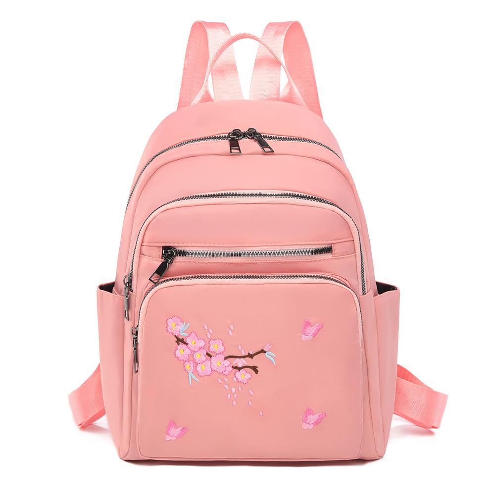 Large-capacity Commuter Bag - Embroidered, Versatile Women's Double-shoulder Bag, Fashionable Handbag