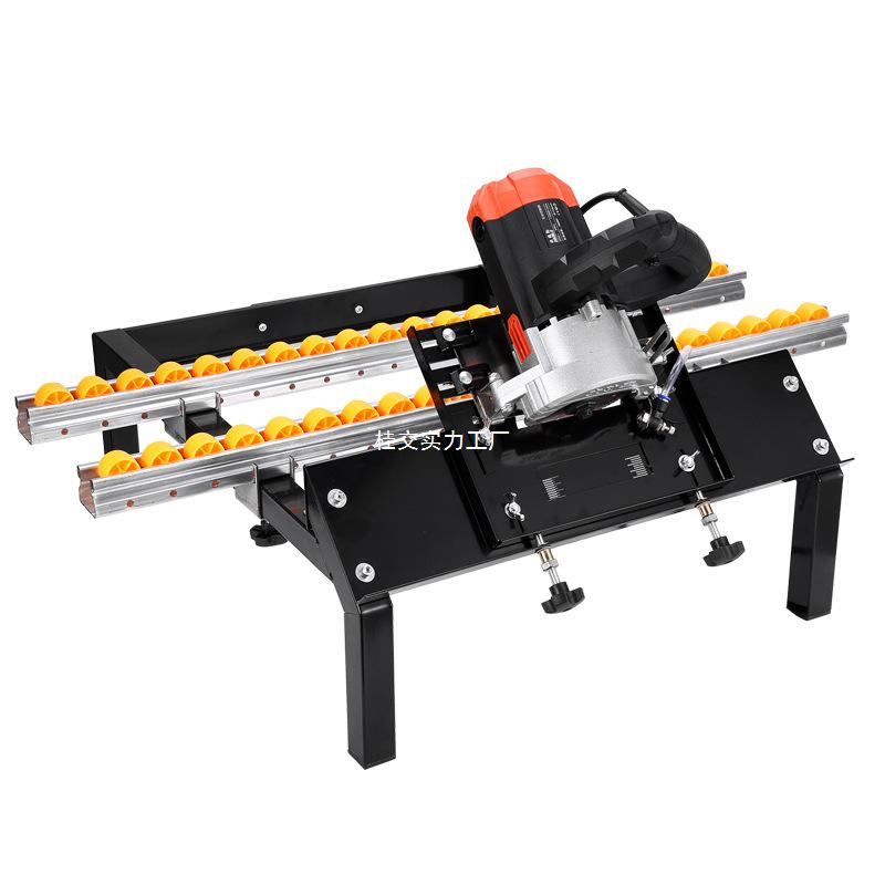 45-Degree Track Tile Chamfering Machine: High-Precision, Multi-Functional, Portable Edge Grinder with Thickened Desktop Stand