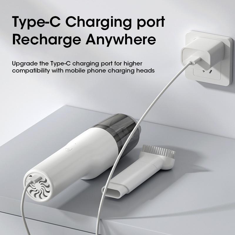 Car Vacuum Cleaner Mini Convenient Vacuum Cleaner Multi Functional Wireless Handheld Vacuum Cleaner Strong Suction Low Noise