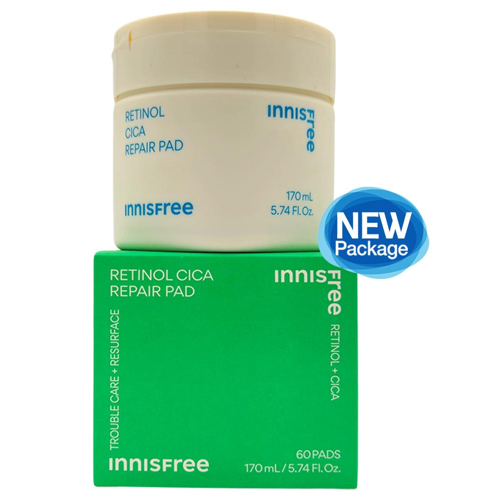 

Innisfree Пэды для восстановления с ретинолом и центеллой 170 мл (1 упаковка / 60 подушечек) 1pc (1 pack / 60 pads)