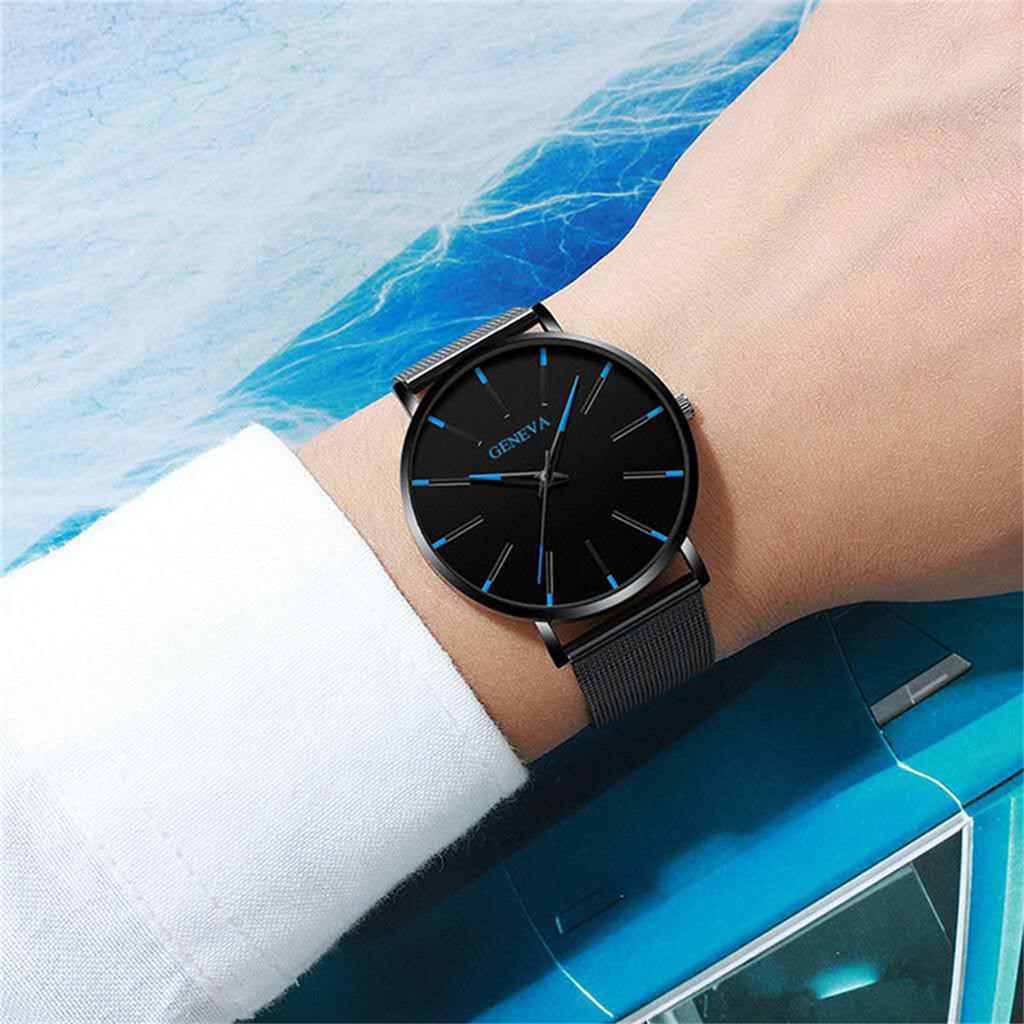 Men's Waterproof Luminous Running Alarm Clock Watch