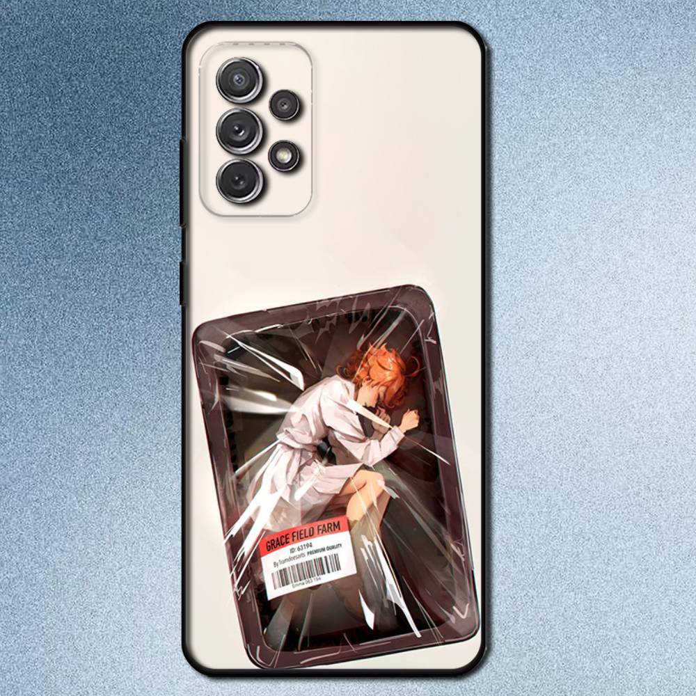 The P-Promised N-Neverland Phone Case For Samsung S25,S24,S21,S22,S23,S30,Ultra,S20,Plus,Fe,Lite,Note,10,9,5G Black Cover