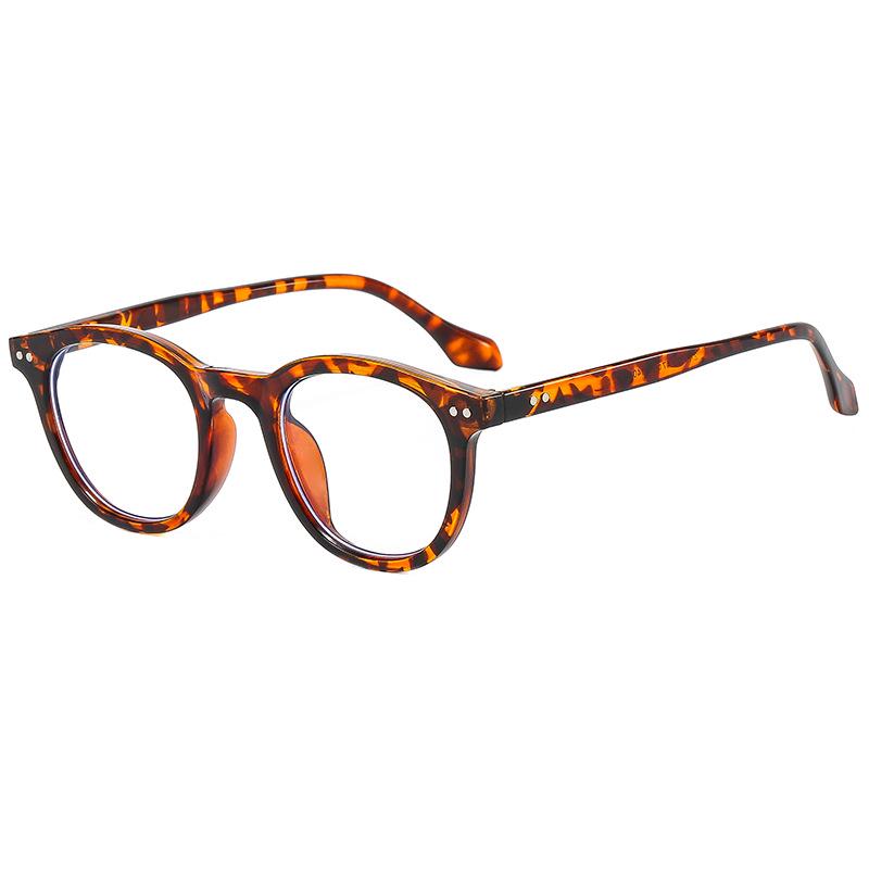 2022 Korean Style Anti-Blue Light Glasses: Trendy Unisex Small Frame with Flat Lenses