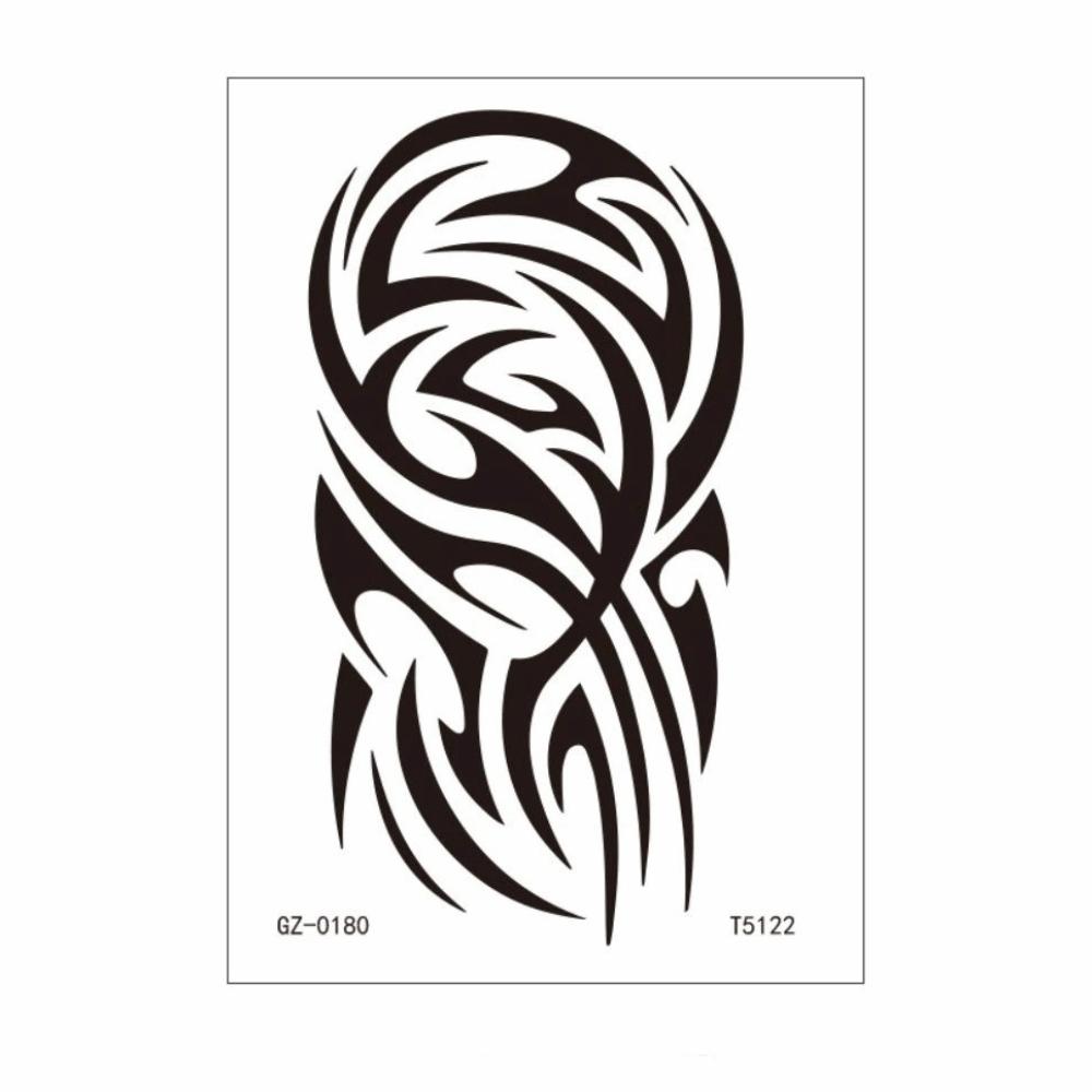 

Elegant Temporary Tattoo Stickers Long-lasting Body Art Tattoo Flower Tattoo Stickers Party Style 3