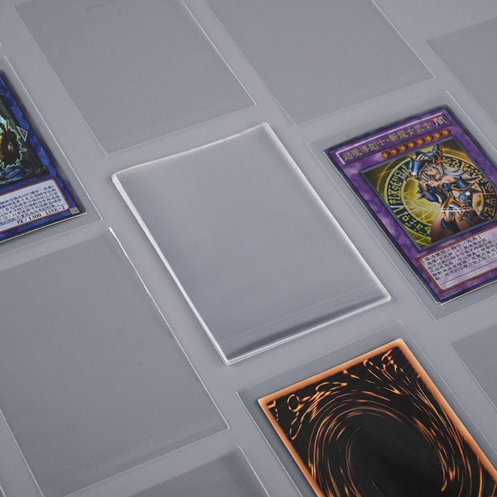 100pcs Transparent Card Sleeves Card Magic Board Storage Bag Tarot Covers Protector Playing Game Protector Card