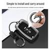 Men's Black Car Keyring & Mobile Phone Lanyard with Anti-Lost Finger Ring & U Disk Attachment