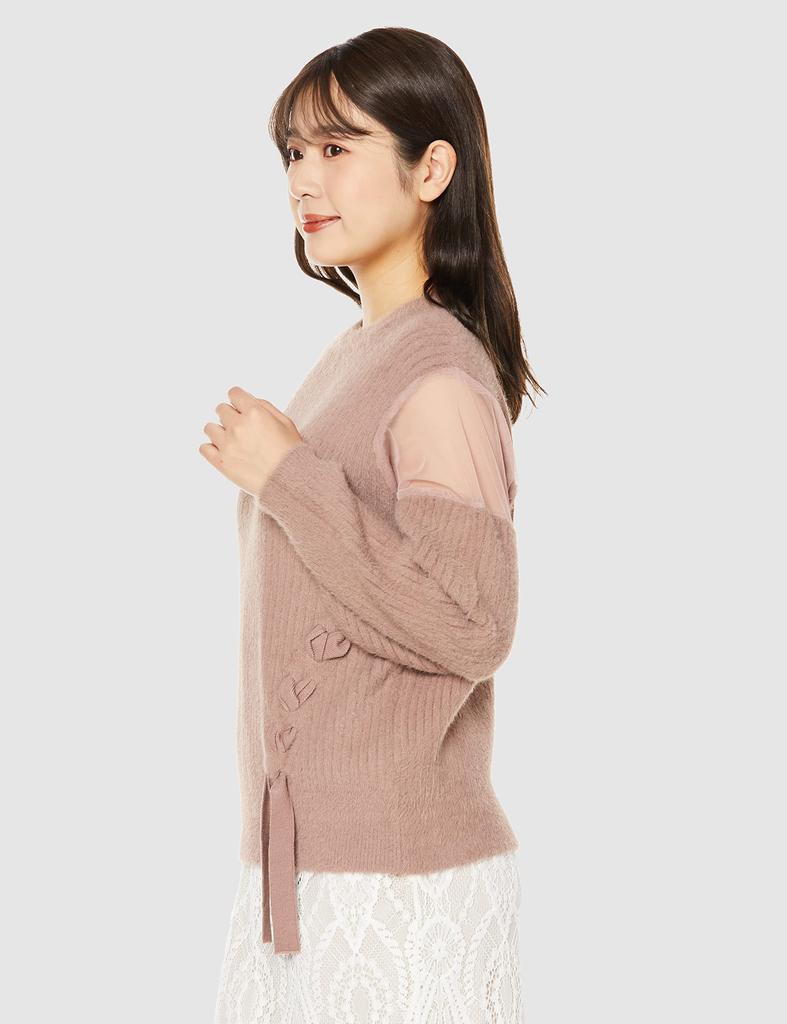 [Jill by Jill Stuart] Lace Down Rib Knit