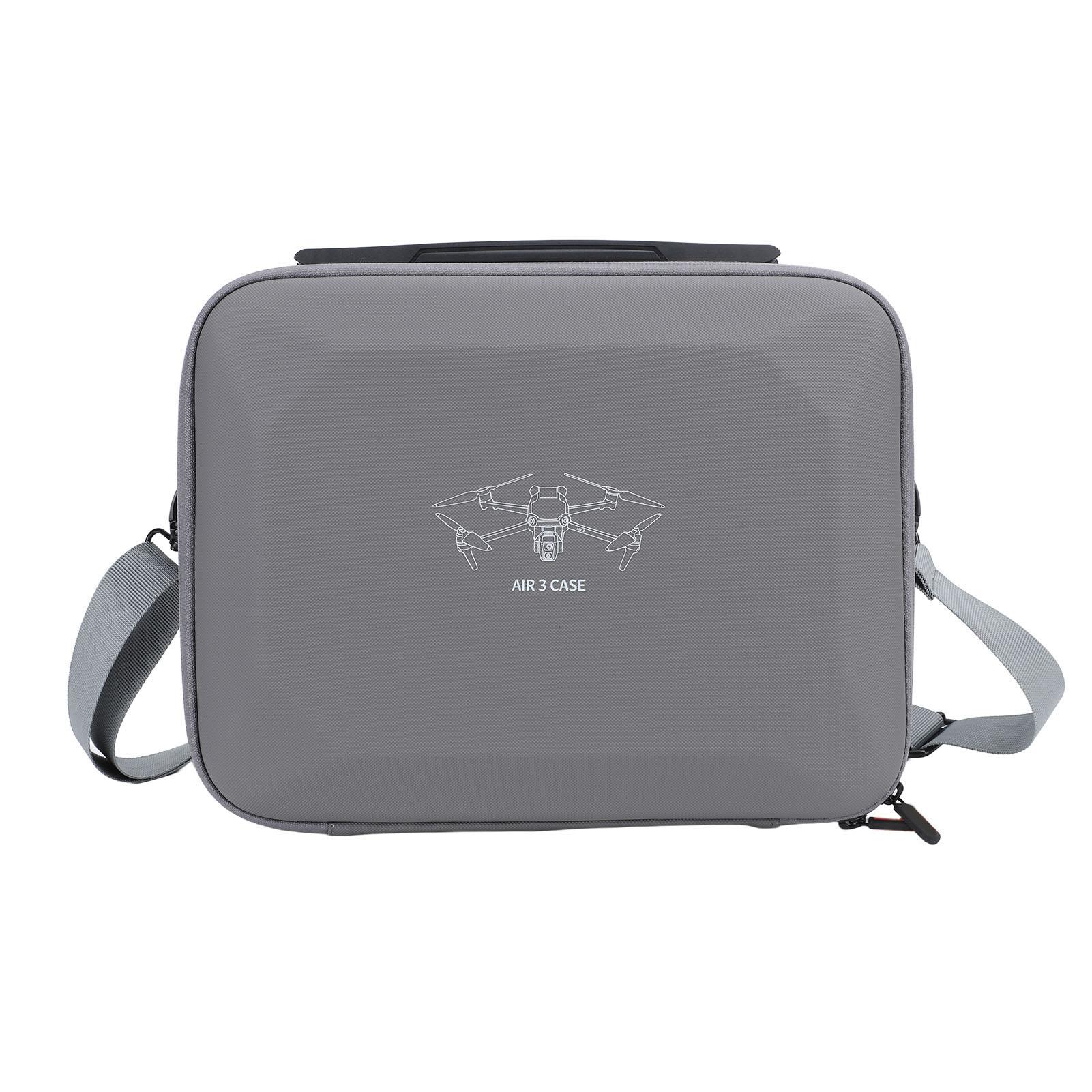 

PU Drone Case With Shoulder Strap Ergonomic Handle Prevent Collision Drone Carrying Case for Air 3