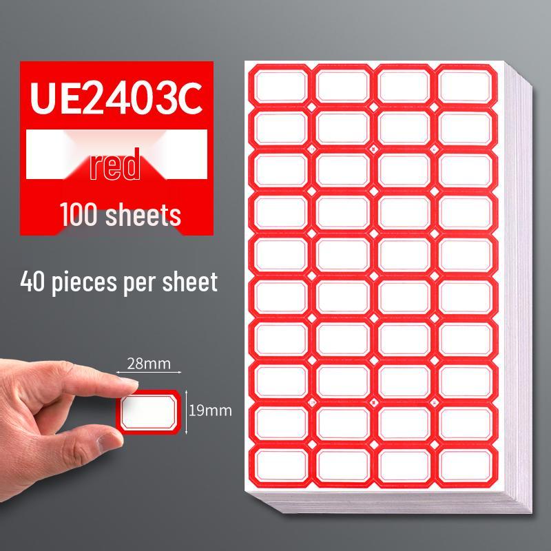 Roztomilé vodotěsné samolepicí poznámkové samolepky - Malé ručně psané štítky