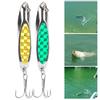 5 pcs Colorful Sequin Metal Artificial Fishing Lure Bait Sea Fishing Tackle Hard Lures with Hooks