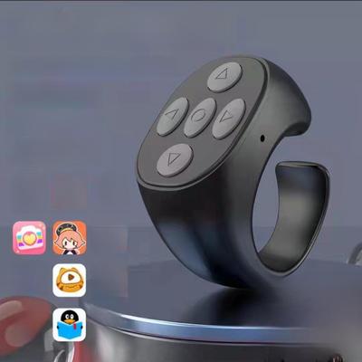 Télécommande sans fil Bluetooth: Étui de chargement à anneau pour contrôle vidéo mobile et selfies