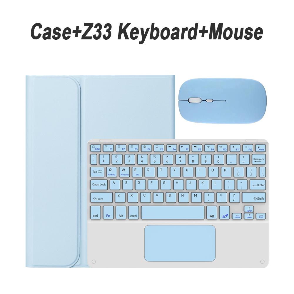 For Samsung Galaxy Tab A9 Plus 11 inch Case, Keyboard Case for Samsung Galaxy Tab A9+ 11 inch SM-X210/X216/X218