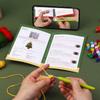 Multifunctional Christmas Crochet Kit Christmas Doll Diy Material Bag Christmas Crochet Kit for Beginners Diy Material Bag