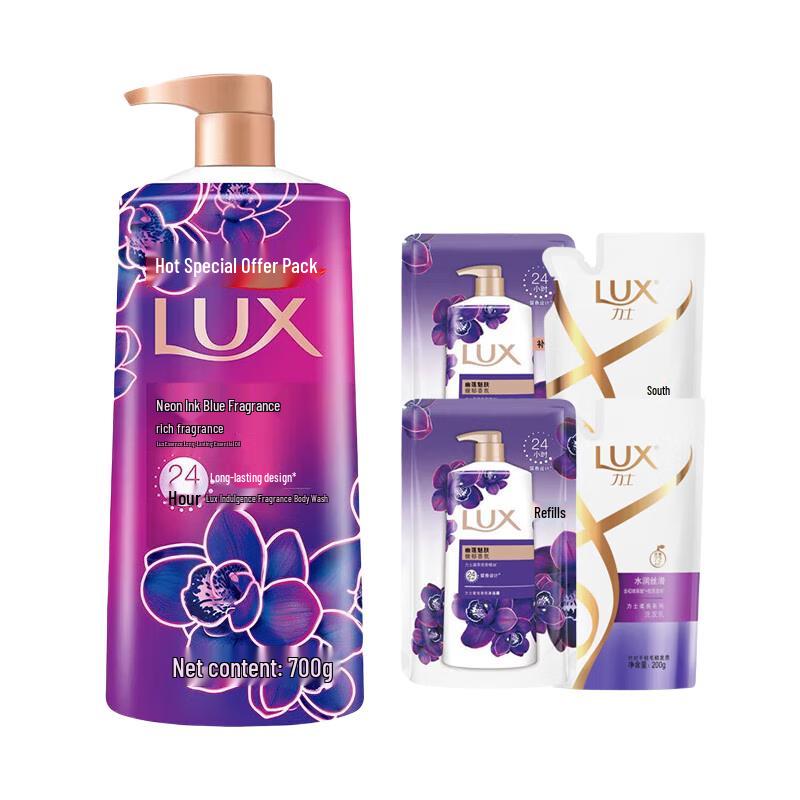 

Lux Neon Orchid Indulgence Bath & Hair Care Set
