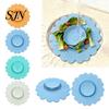 Kitchen Drain Catcher Sunflower Silicone Floor Mat, Bionic Petal Design Anti-Clog Sink Anti Odor Filter Hair Filter, Odor-Proof Drainage Protector for