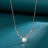 Pearl Antlers Necklace Female Mori Small Fresh Personality Versatile Retro Pearl Pendant Jewelry