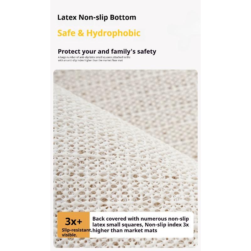 Bath Mat Non Slip Shower Mat for Bathroom Hollow Drainage Floor Mat for Shower Thickened Anti Slip Bathroom Carpet
