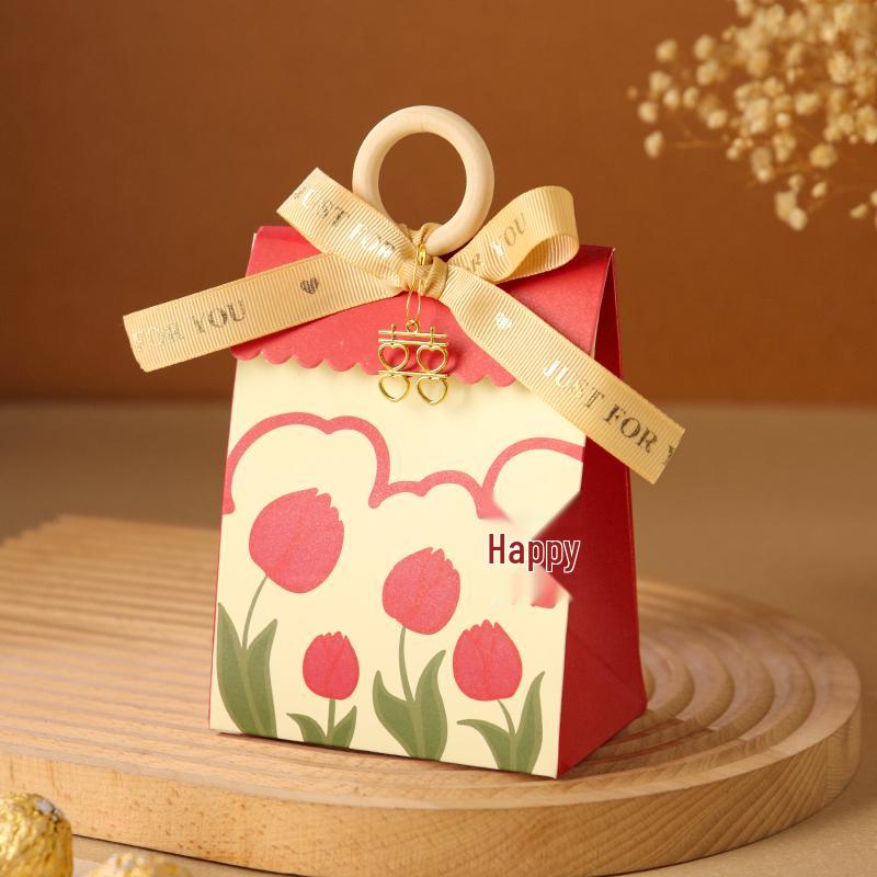 Charming Wedding Favor Candy Box - Ins Style Handbag Design
