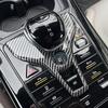 Car Center Console Gear Shift Letter Panel Decoration Cover Trim For BYD Song Pro Carbon Fiber Color Interior Accessories
