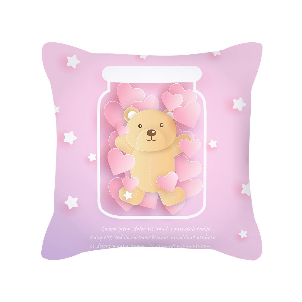 Home Decor Bedroom Pillowcases Valentine's Day Pink Girly Pattern Pillowcases