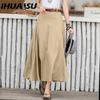 IHUASU Women's Fashion Casual Summer Spring Skirt