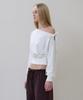 Rosefranz Wide Off-Shoulder Sweatshirt [Ivory]