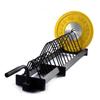 Exercise Disc Storage Rack with Wheels Heavy-Duty Mobile for