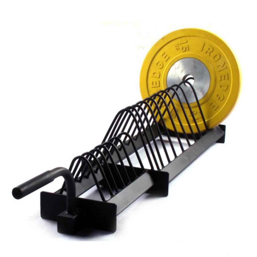 Exercise Disc Storage Rack with Wheels Heavy-Duty Mobile for