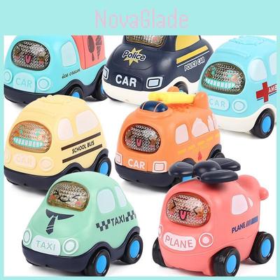 Infant Inertia Toy Vehicles With Emergency Vehicle Designs For Early Learning And Fun