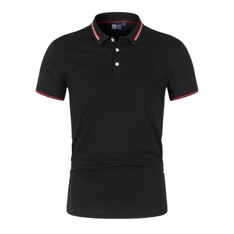 Maglietta Polo da Uomo Estiva Taglie Forti Camicia con Collo Semplice Leggera Piatta Monocolore Top Polo da Uomo