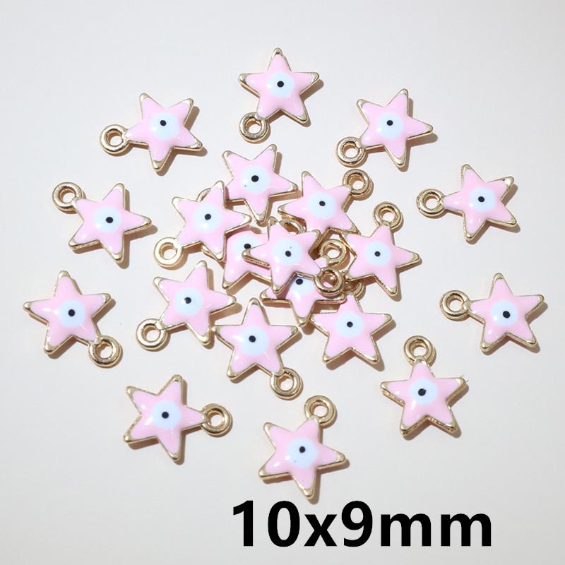 

30pcs 15x13mm Enamel Heart Charms Pendant Alloy Metal DIY Jewelry Making Accessories for Earrings Bracelet Necklace Findings