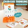 Logic Key Card Games Color Shape Matching Puzzle Game for Kids Logical Thinking Training Parent-child Interactive Game Toy