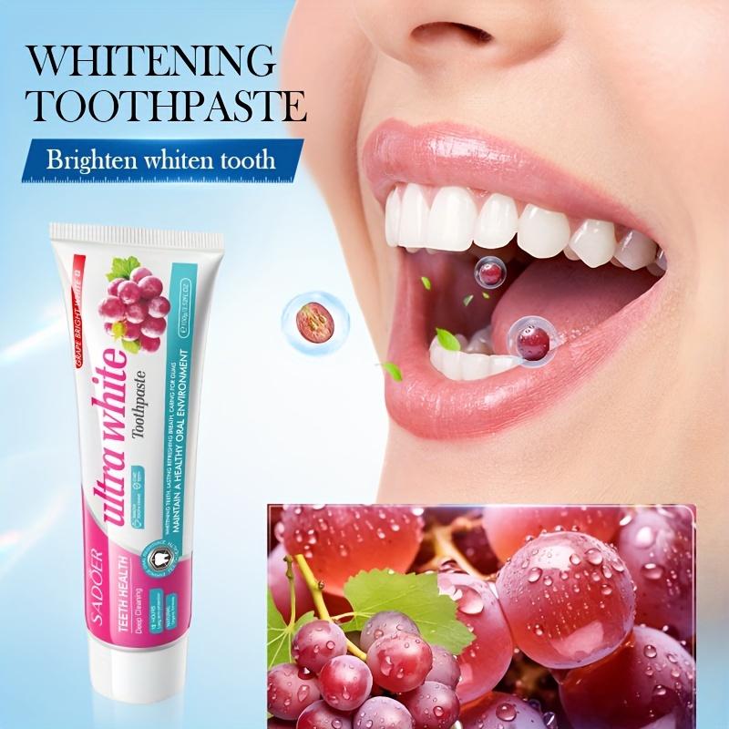 100gGrape Whitening Toothpaste, Fresh Breath, Clean The Mouth,Remove Tooth Dirt By Brushing Teeth,Brighten Teeth and Care for Gums Portuguese Ointment
