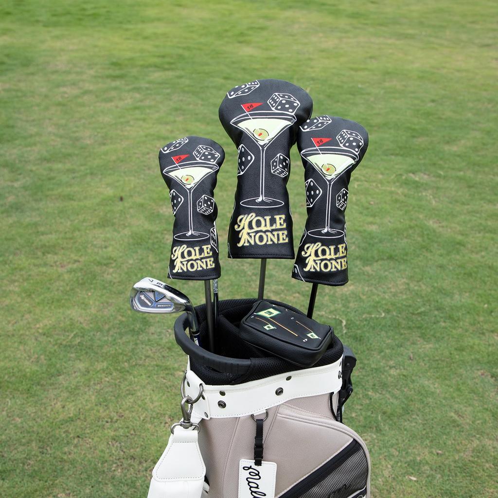 Golf Club Head Cover Golf Wood Cover Goblet Golf Head Cover Golf Wood Cover Aliennana Driver Cover (DR) Fairway Wood (FW), Utility (UT) (For Driver