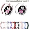 Hohle PC-Schutzhülle für Samsung Galaxy Watch 5 pro 45mm 40mm 44mm Rahmen Hartschale Druck Schutzhülle Hüllen Bumper