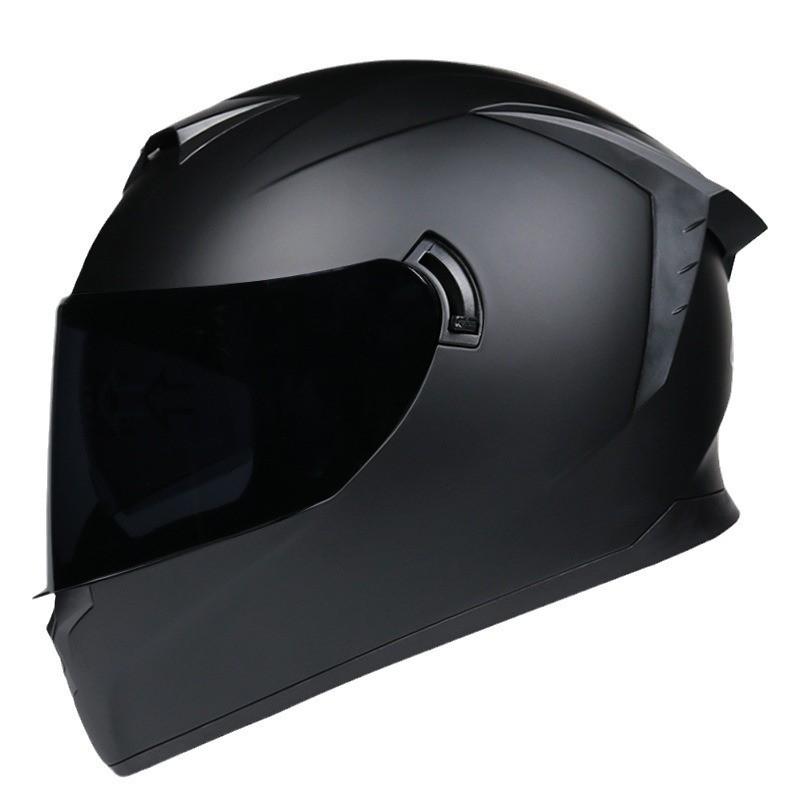 LVS Full Face Motorcycle Helmet Men Women ABS Dual Lens Winter Electric Bike Bluetooth Compatible All Season