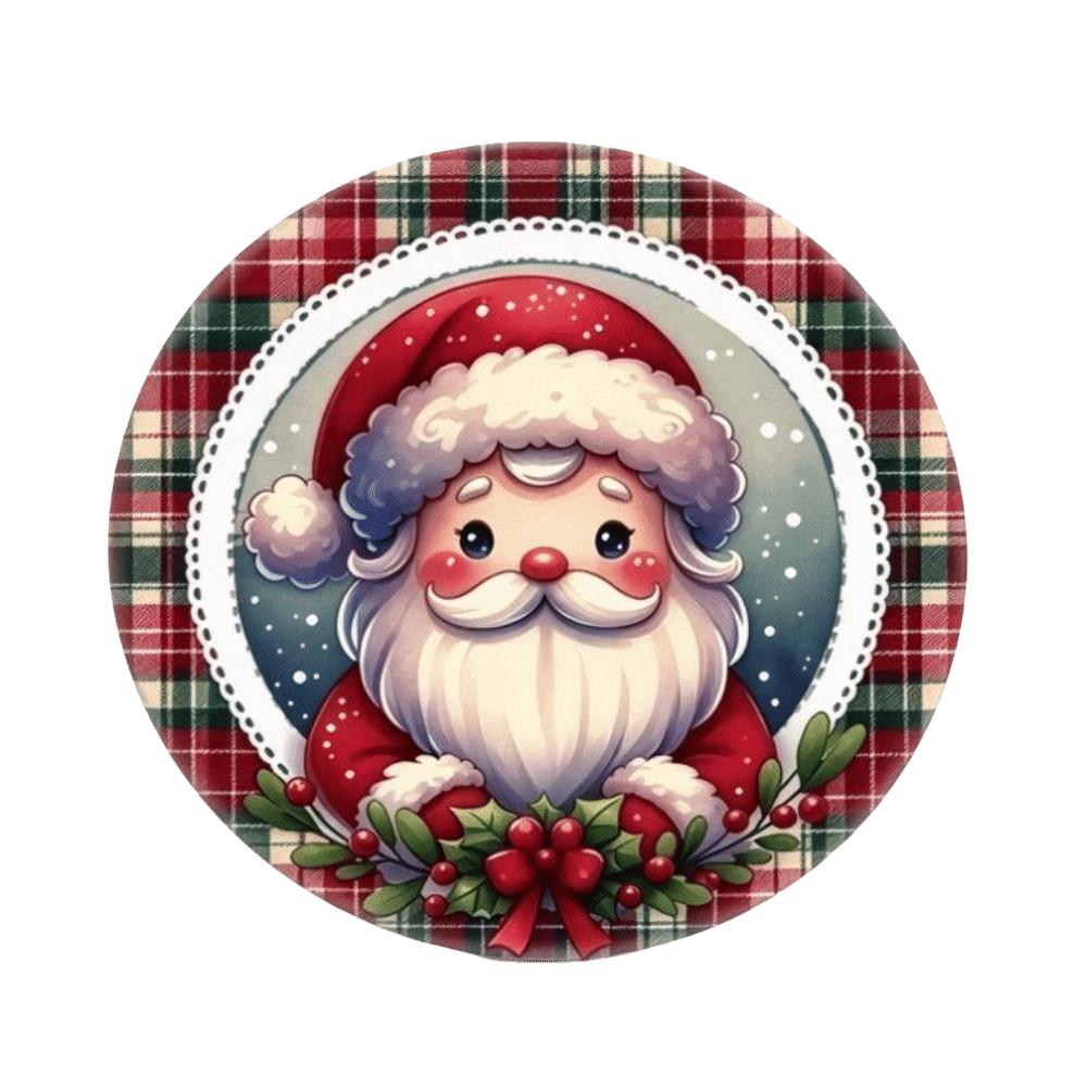 Non-Slip Christmas Santa Coasters Reindeer Insulation Pad Snowman Ceramics Family Gathering