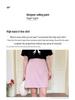Plus Size Women's Solid A-Line Elastic High-Waist Skirt - Simple Summer Style