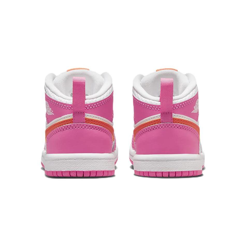 New Jordan 1 Mid Pinksicle Safety Orange TD DX3239-681