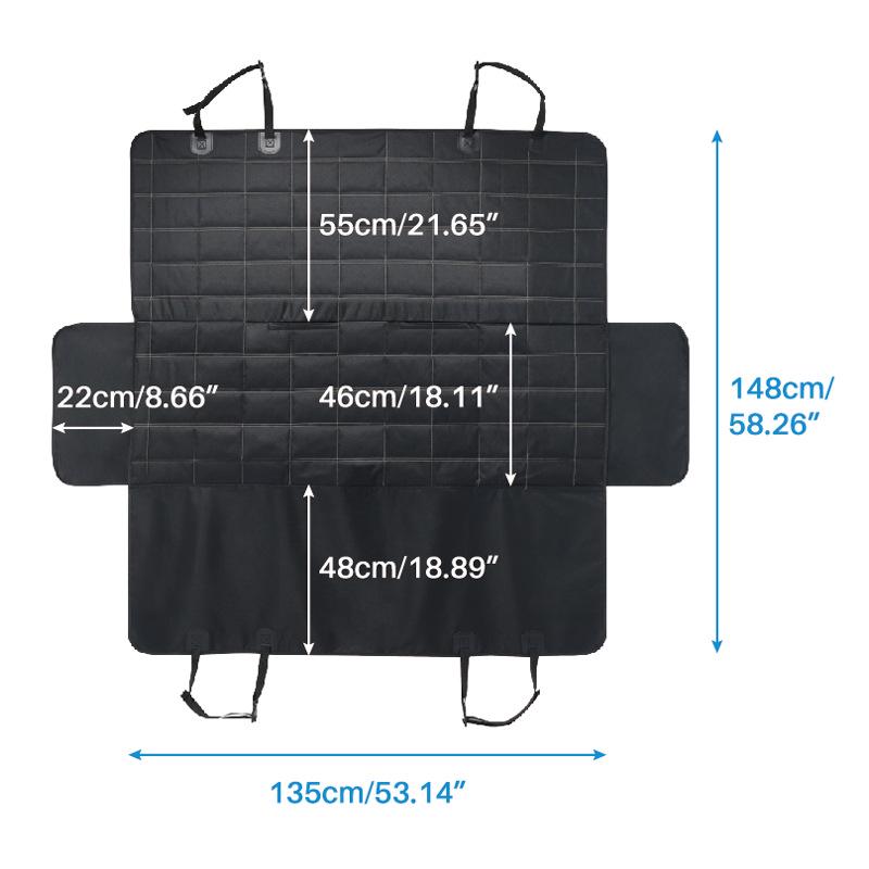 

Hot Seller Large Dog Car Seat and Trunk Mat 135cm*148cm (Standard)